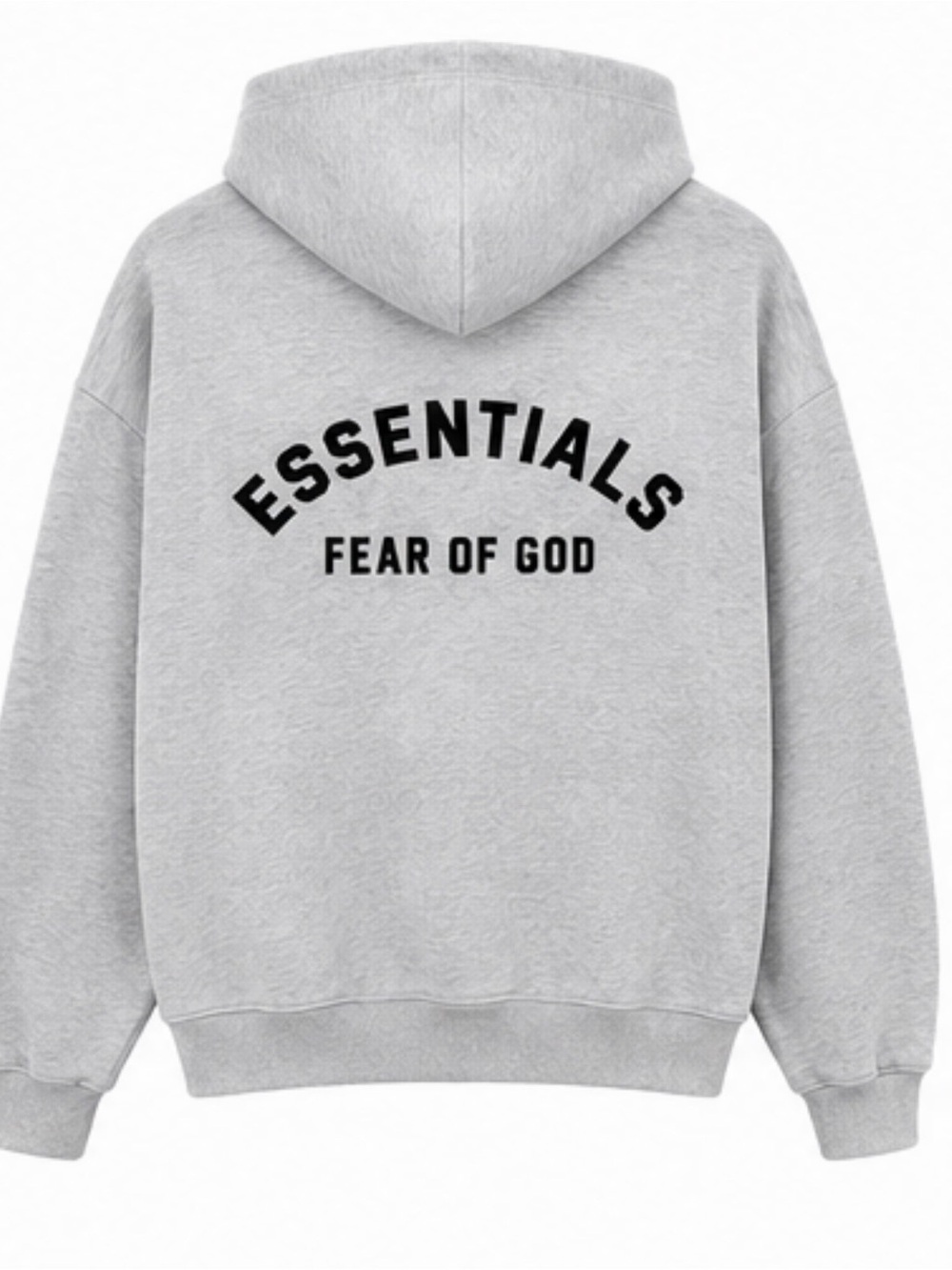 Fear of God Essentials Light Grey Pullover Hoodie
